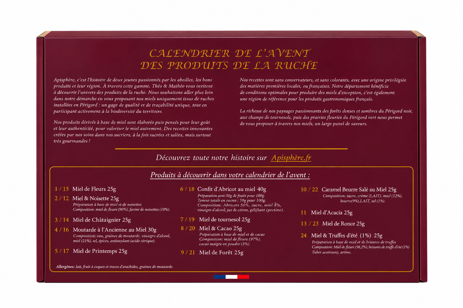 Calendrier de l'avent miel & produits de la ruche – Image 3